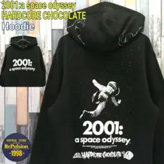 ハードコアチョコレート　パーカー　2001年宇宙の旅　映画　両面ロゴ