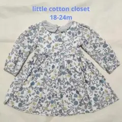 LCC little cotton clothes 花柄ワンピース 18-24m