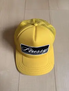 y*a様 【Stussy】ステューシー　メッシュキャップ　ラスタマン　イエロー／ STUSSY - Stussy ステューシー メッシュキャップ イエロー 黄の通販 by