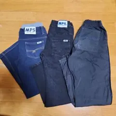 MPS ネイビースキニーパンツ ウエストゴム　140サイズ　ジュニア長ズボン