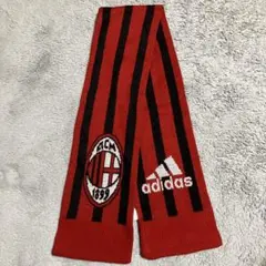 ACミラン マフラー adidas 赤/黒