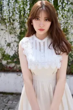 ワンピース Her lip to grace cotton-blend long dress Her lip to on X: 