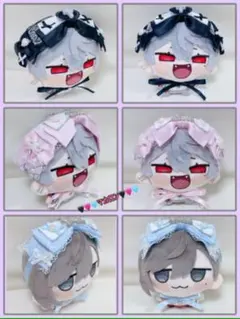 m【即購入◎、プロフ必読】様専用 ぬい服 フリルドレス ヘッドドレス