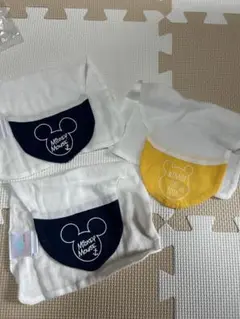 ガーゼ　汗とりガーゼミッキー　プーさん　3枚セット　香港ディズニー
