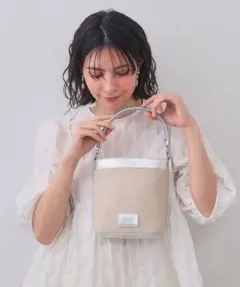 【2WAY】デザインハンドルミニショルダーバッグ