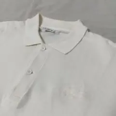 LACOSTE ホワイト ポロシャツ M