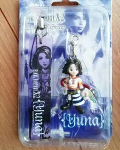 ファイナルファンタジー（FFX）　ユウナのストラップ　新品未使用　フィギュア