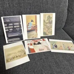 日本の伝統絵柄ポストカード6枚セット