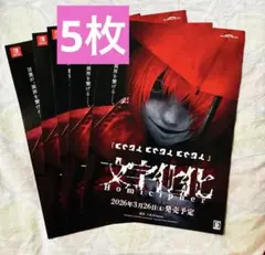 文字化化 Homicipher チラシ　赤い傘の男　Mr.scarletella