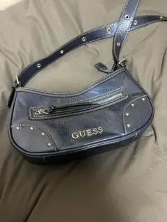 GUESS ショルダーバッグ ネイビー