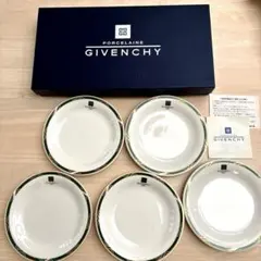 【新品未使用】GIVENCHY プレート 5枚セット 金彩 ファイブプチセット