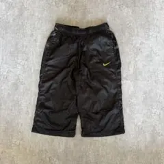 NIKE ナイキ ハーフパンツ ナイロン ブラック ロゴ刺繍 Mサイズ スポーツ