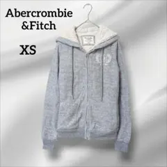 アバクロンビー&フィッチ　フード付きパーカー　フリースライニング ファー　XS