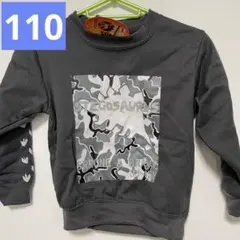 『新品』恐竜柄裏起毛トレーナー１１０