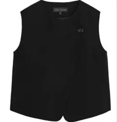 ZARA ザラ　ボタン留めダブルブレストベスト　XS