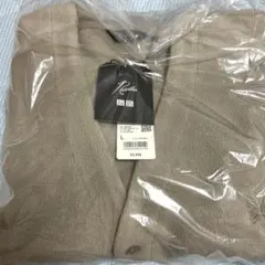 Needlesニードルズ　ユニクロ　フリースカーディガン L ベージュ