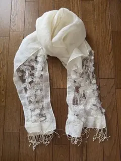 CITRUS シトラス　リネン 刺繍ストール 新品未使用