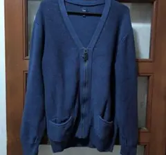 ジップアップカーディガン カーディガン