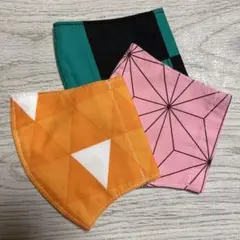 レディース和柄ハンドメイド立体インナーマスク３枚セット