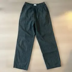シサム工房　レディース ストレートパンツ ダークグリーン　M（1）