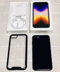 iPhone SE (第3世代) ミッドナイト 本体 SIMフリー 箱付属品あり