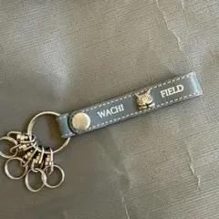 新品 わちふぃーるど WFCレザーキーホルダー 茶