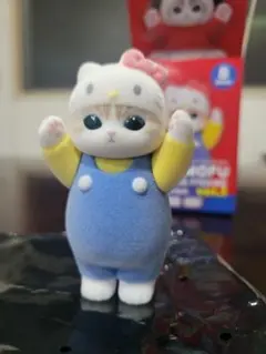 【未使用】mofusand もふもふフロッキーフィギュア ハローキティ