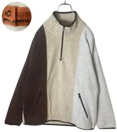 日本製90s古着ミスタージュンコ ハーフジッププルオーバージャケットビッグサイズのサムネイル