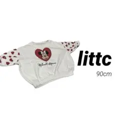 littlc ミニーマウス ミニーちゃん ハート トレーナー ディズニー 90