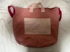 【古着・レトロ】ハンドメイドバッグピンク【高円寺】