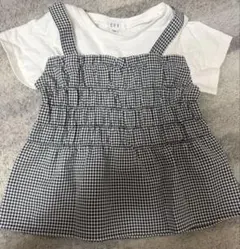 a.v.v ギンガムチェックTシャツ