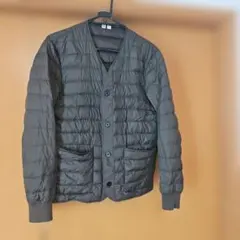 ダウン Sサイズ　UNIQLO　U　ユニクロユー　カーキ色