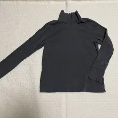 UNIQLO ダークグレー 長袖タートルネック XL