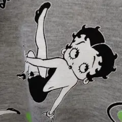 新品★ベティ・ブープ グレー半袖Tシャツ BIGサイズ、4L位