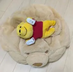 【最安値】ディズニー　プーさん　ファンキャップ　肩のせ　ぬいぐるみ　セット