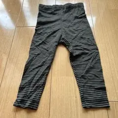 UNIQLO BABY ヒートテック スパッツ 80 ボーダー未使用のサムネイル