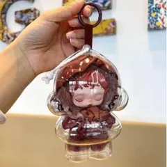 SKULLPANDA スカルパンダ　保護ケース　チェーン付き 収納＆保護用 透明