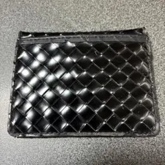 コードバンレザー　カードケース、名刺入れ　United HOMME皮革　ブラック