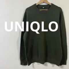 ユニクロ　ウォッシャブルストレッチミラノリブクルーネックセーター　XL　美品