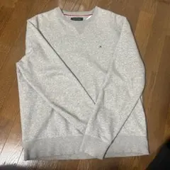 Tommy Hilfiger グレー Vネック トレーナー