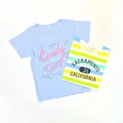 子供服 女の子 110cm 半袖 Tシャツ まとめ売り 新品 SSV84-1