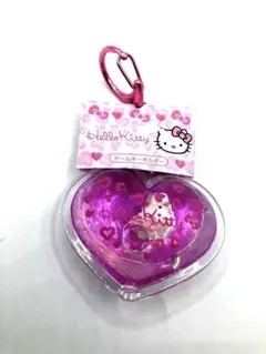 新品‼︎サンリオキティHello Kitty ハート型ぷかぷかキーホルダー