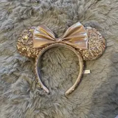 リボン付きミッキー耳カチューシャ