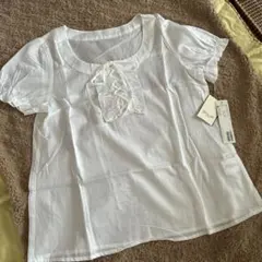 SOUP フロントリボン 半袖シャツ Mサイズ9号 未使用のサムネイル