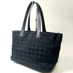 ミーたろう様専用シャネル　ニュートラベル　ナイロン　トートバッグ　ブラック