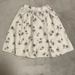 【earth music & ecology】フレアスカート アイボリー F★