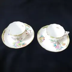 ヘレンド　未使用　カップ&ソーサー　2客 ヴィクトリアブーケ