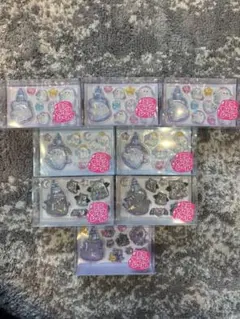 オバケーヌ　ミニちゅるシール　8個セット