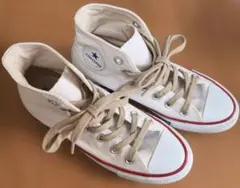 【値下げ】Converse ホワイト ハイカットスニーカー