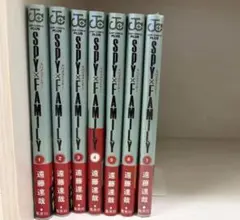 SPY×FAMILY スパイファミリー　漫画　1〜7巻帯付き　7巻のみ未開封